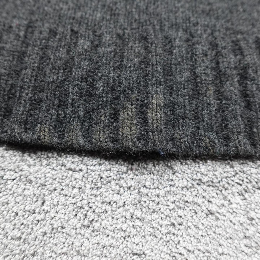 VTG St. John's Bay Fair Isle V Neck Lambswool Nordic Black Sweater 2XL (26x26) - Picture 6 of 6